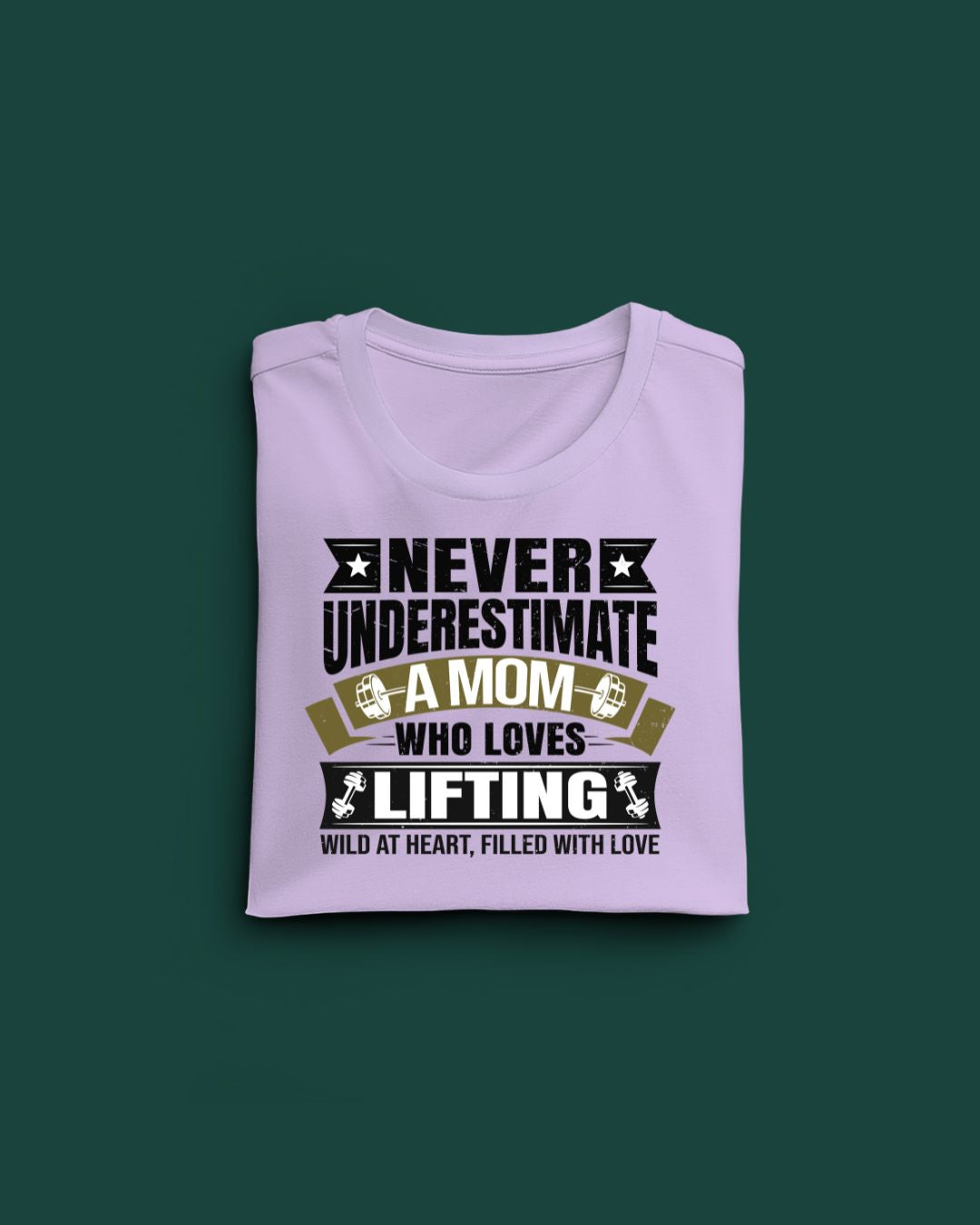 Never Underestimate a MOM who Loves Lifting Limited Edition Regular T-shirt