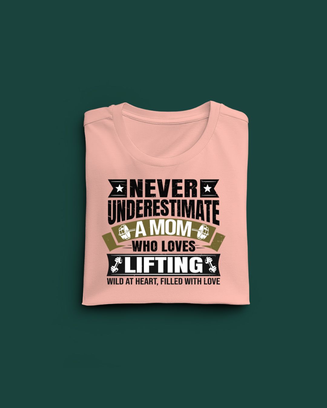 Never Underestimate a MOM who Loves Lifting Limited Edition Regular T-shirt
