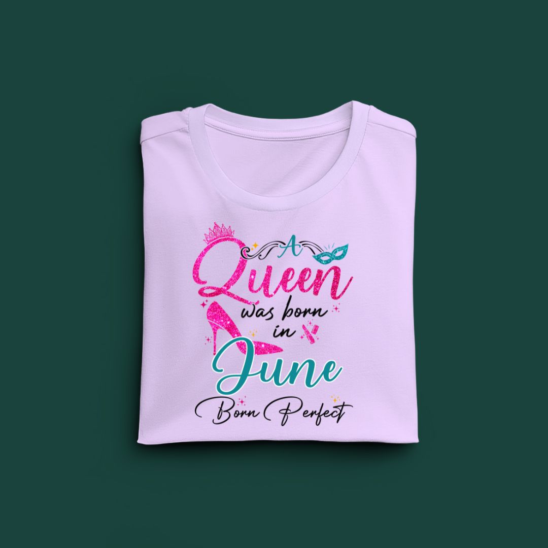 A Queen was born in June Exclusive T-shirt
