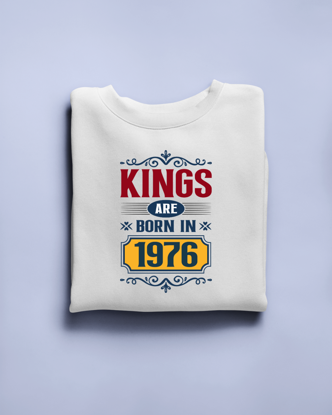 Kings are Born in 1976 Regular Classic T-shirt