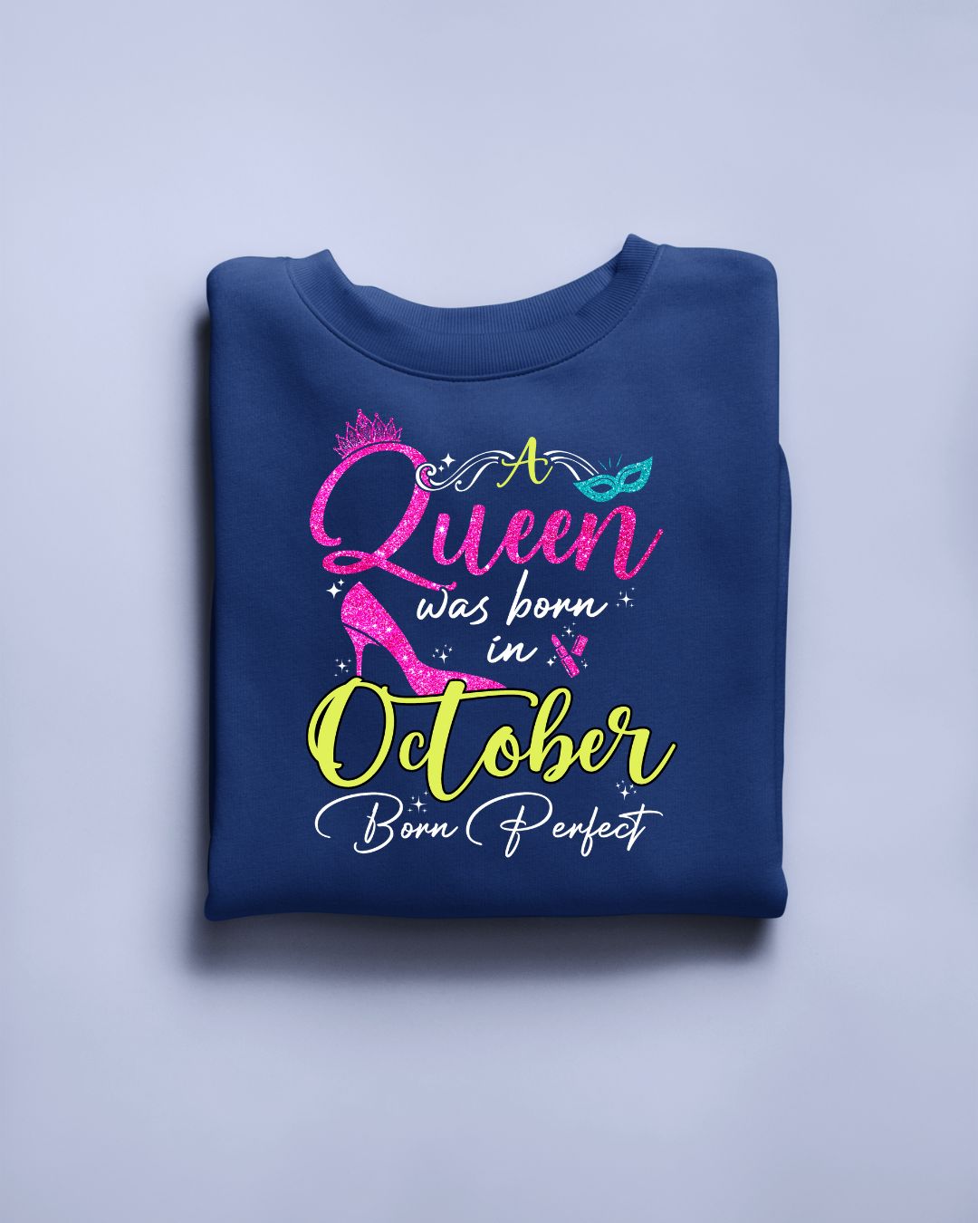 A Queen was born in October Exclusive T-shirt