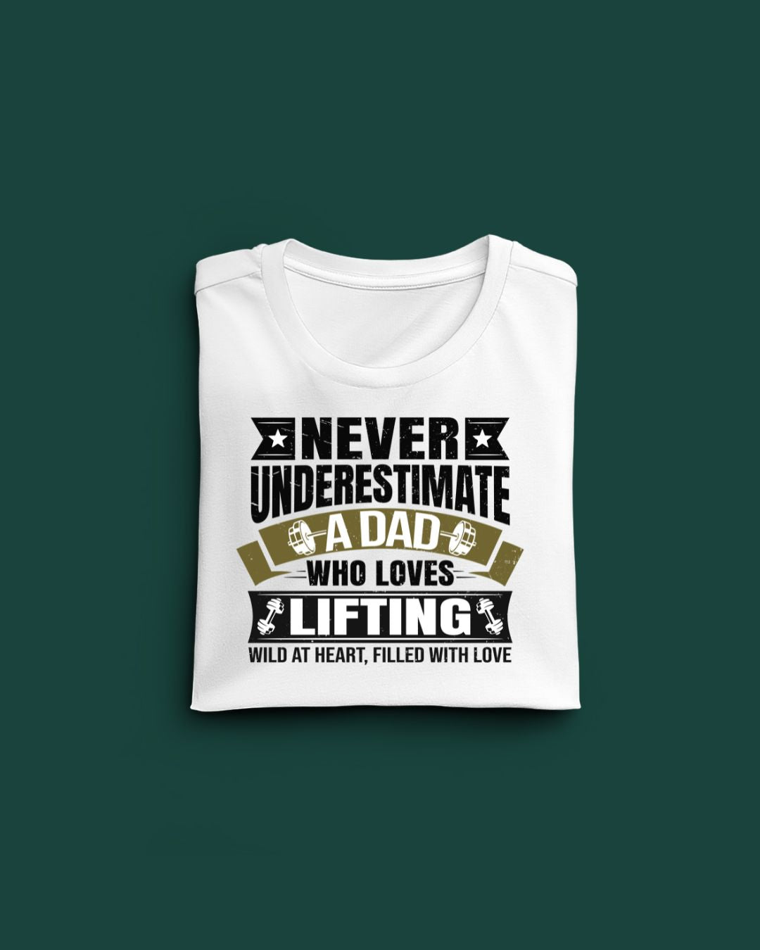 Never Underestimate a DAD who Loves Lifting Limited Edition Regular T-shirt