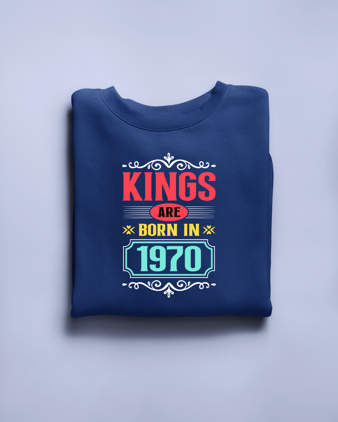 Kings are Born in 1970 Regular Classic T-shirt