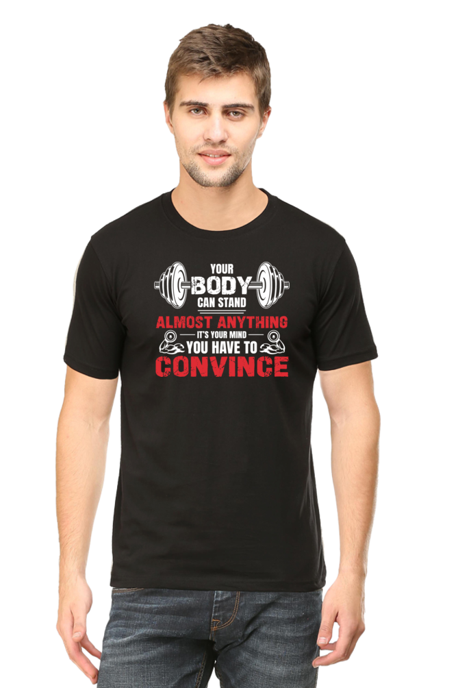 Your Body Can Stand Almost Anything - Regular Classic Unisex T-shirt (Dark)