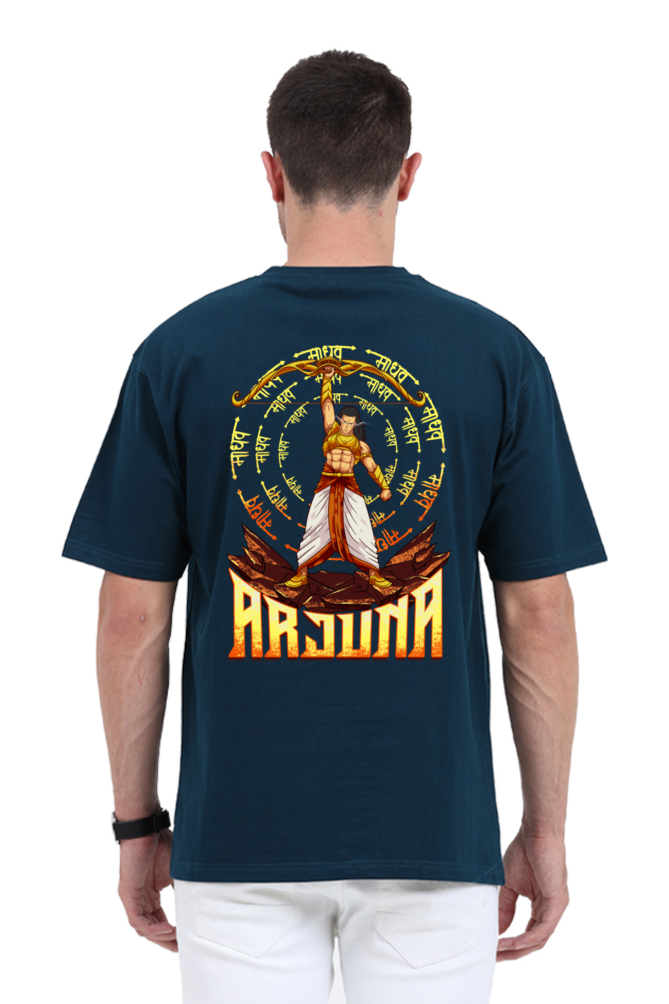 ARJUNA MADHAV - The Legends of Mahabharata Oversized T-shirt