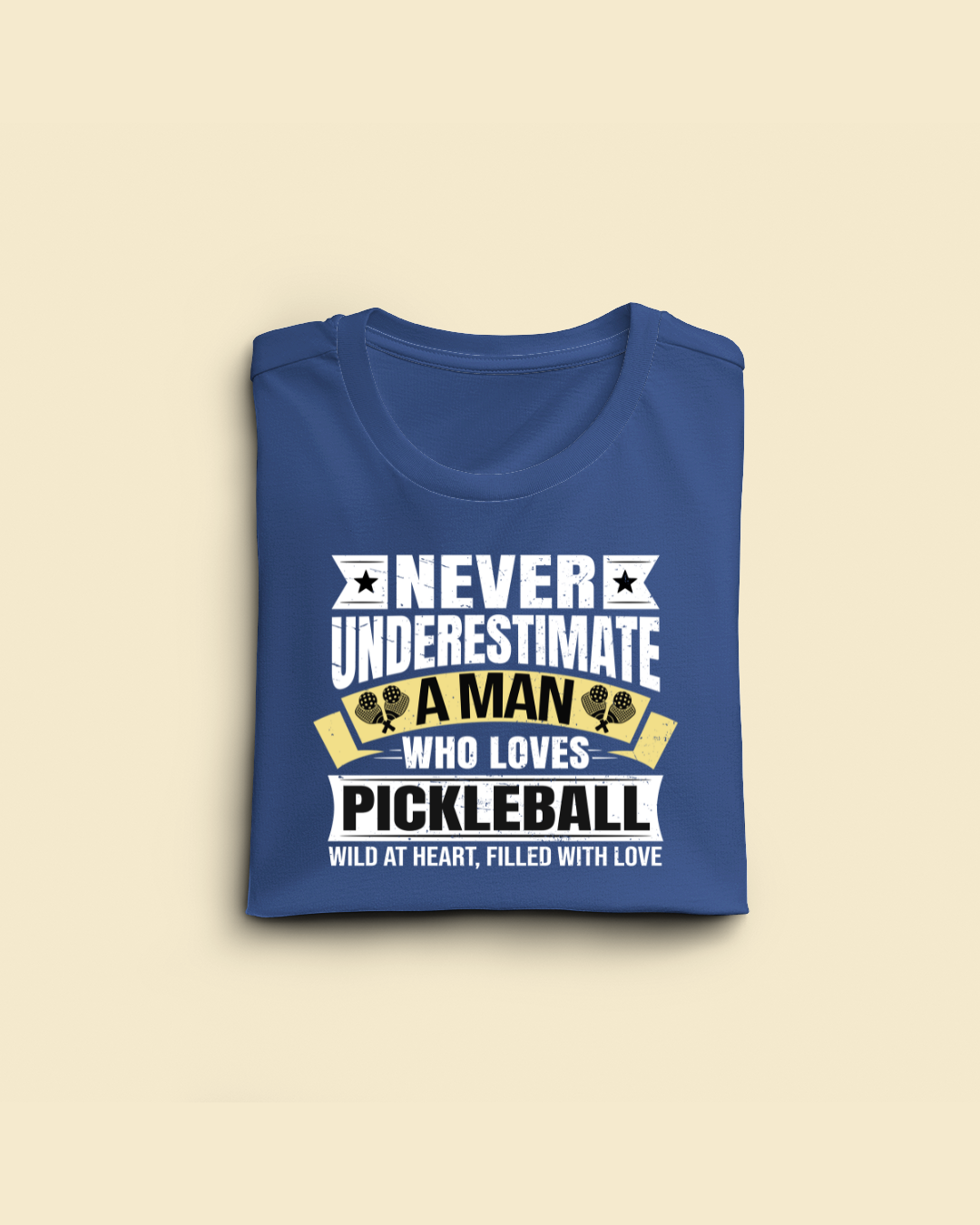 Never Underestimate a Man who Loves Pickle Ball Limited Edition Regular T-shirt