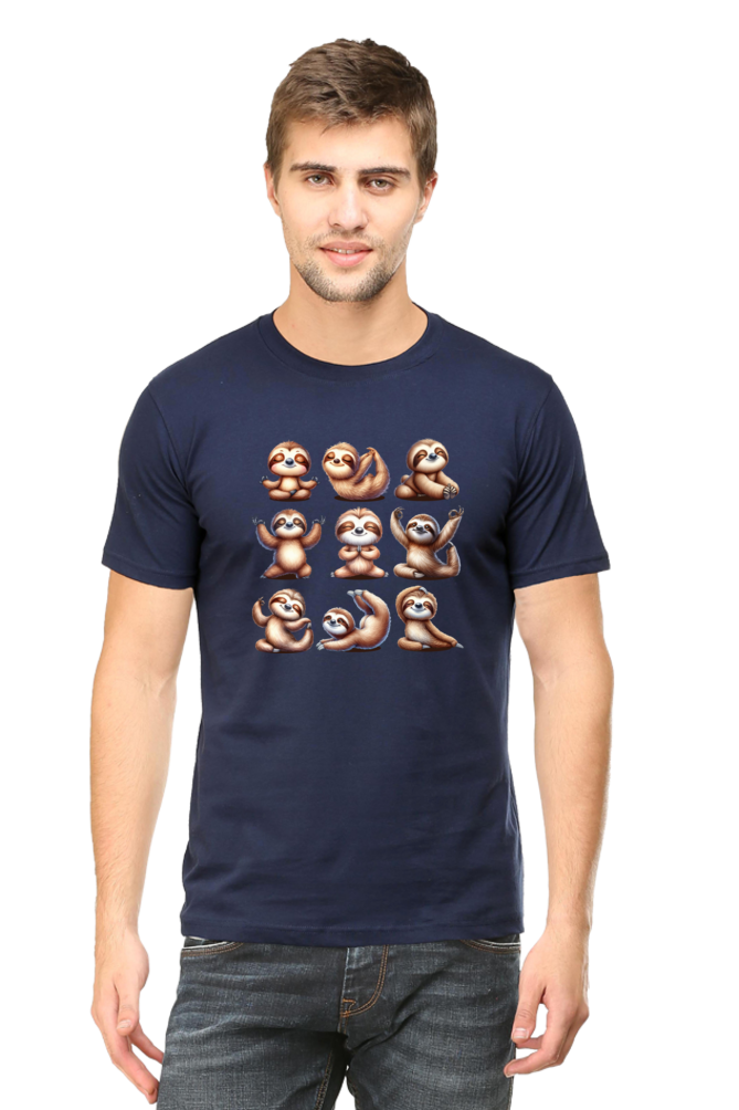 Sloth doing YOGA Positions Regular Classic Unisex T-shirt (Limited Edition)