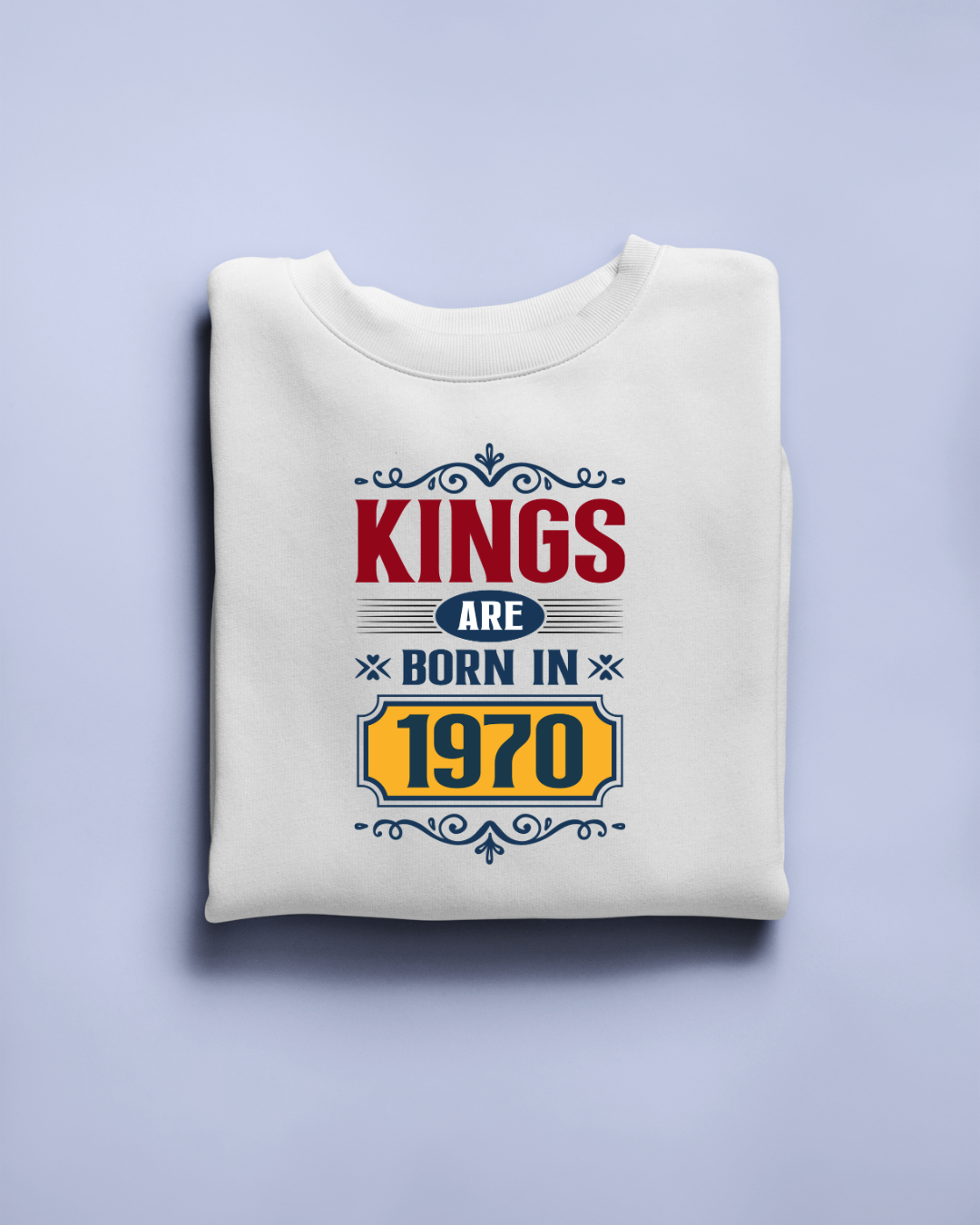 Kings are Born in 1970 Regular Classic T-shirt