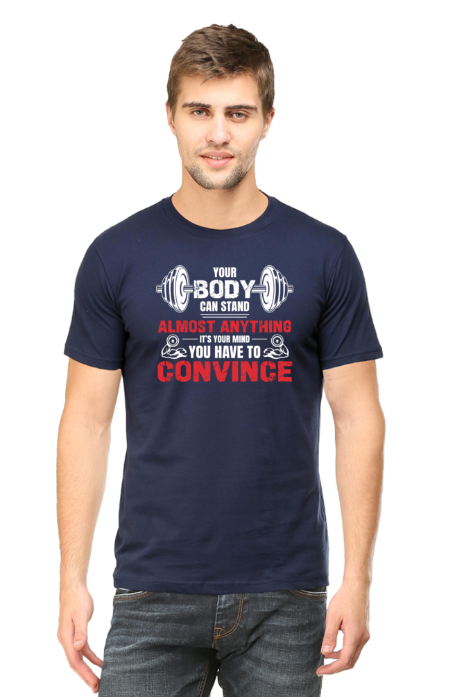 Your Body Can Stand Almost Anything - Regular Classic Unisex T-shirt (Dark)