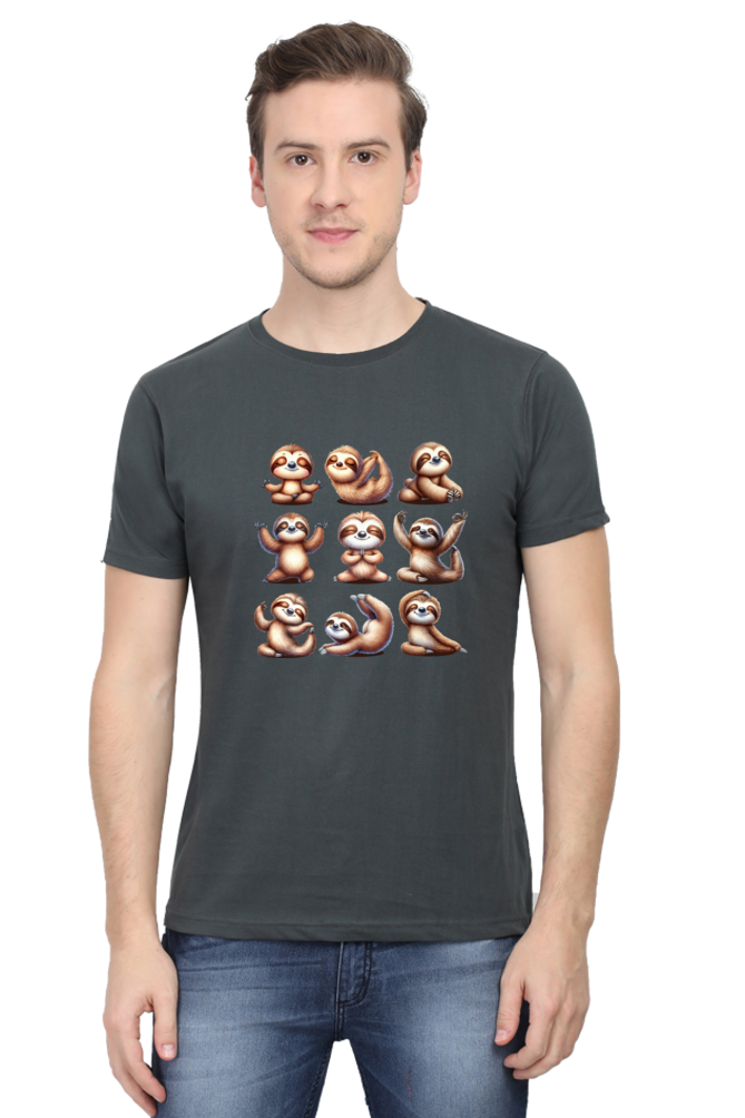 Sloth doing YOGA Positions Regular Classic Unisex T-shirt (Limited Edition)