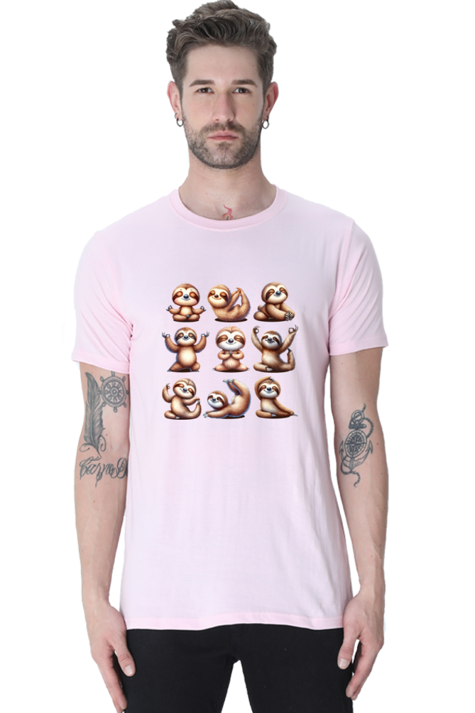 Sloth doing YOGA Positions Regular Classic Unisex T-shirt (Limited Edition)