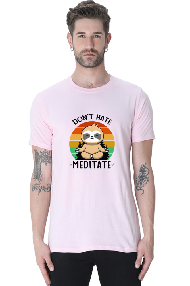 Don't Hate Meditate - Regular Classic Unisex T-shirt