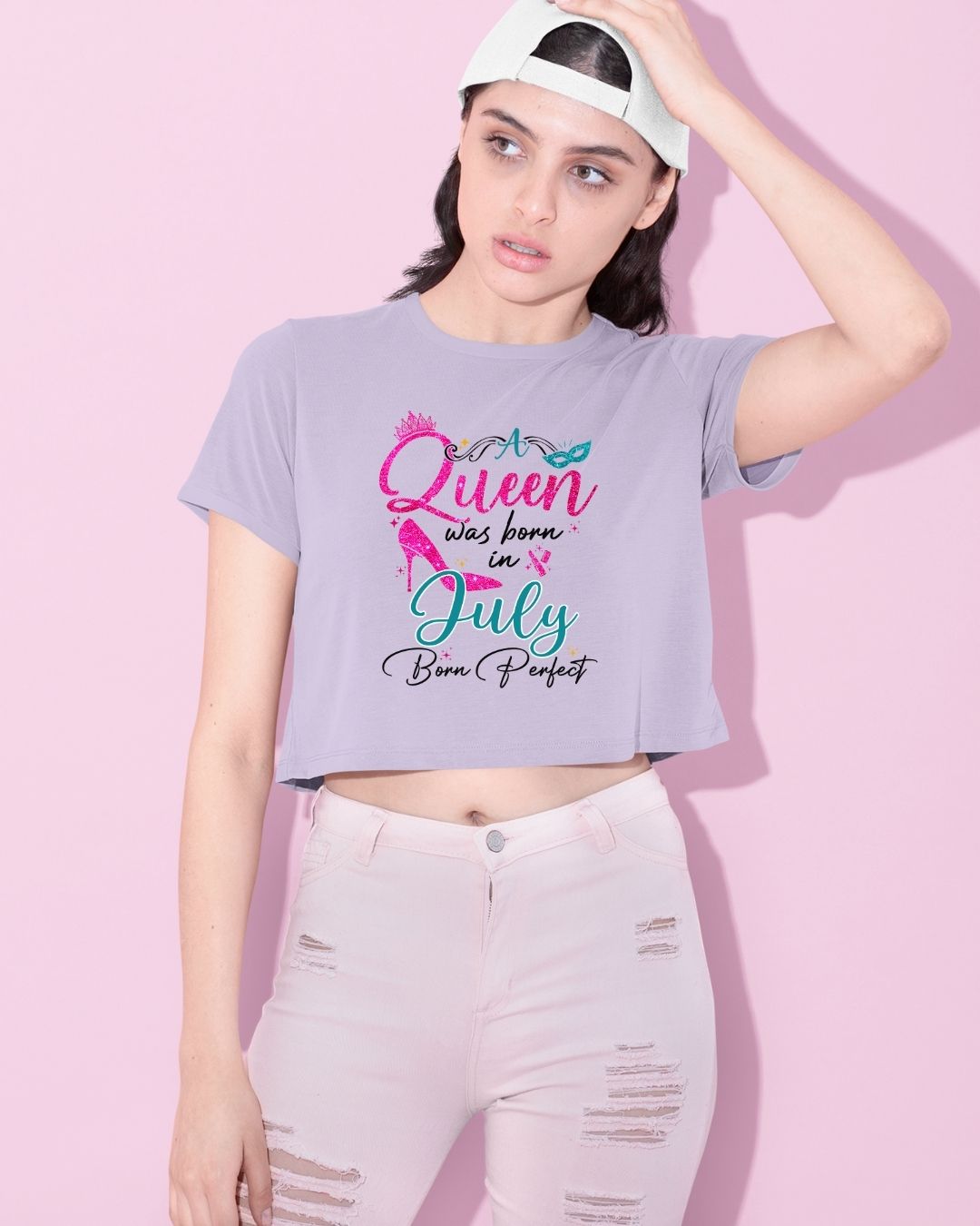 A Queen was born in July Limited Edition Premium Crop Top
