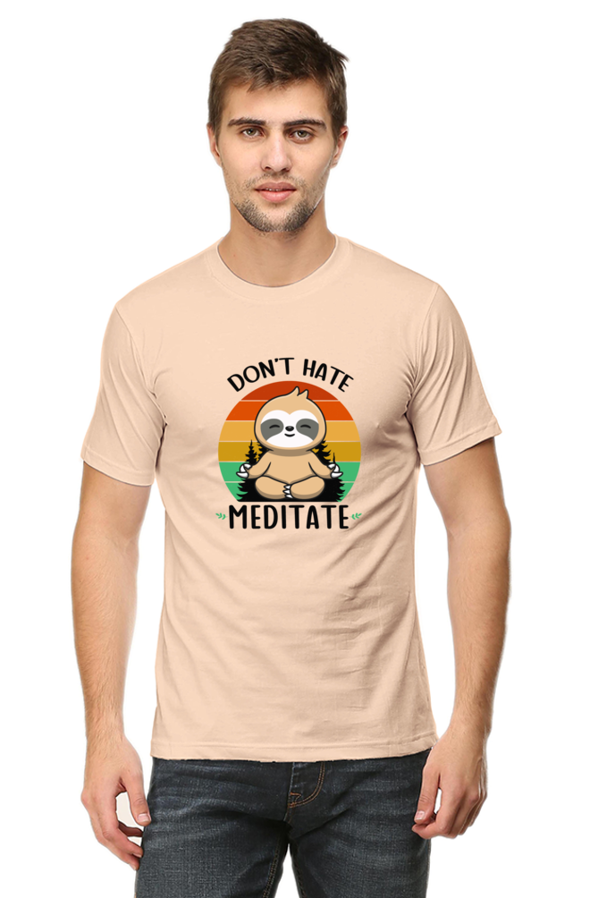 Don't Hate Meditate - Regular Classic Unisex T-shirt