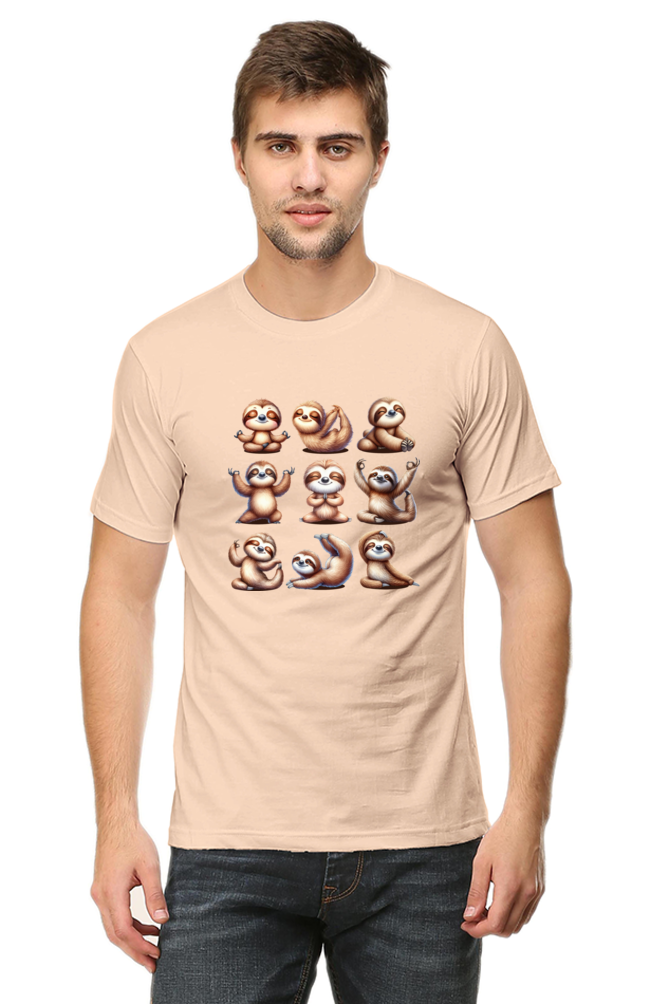 Sloth doing YOGA Positions Regular Classic Unisex T-shirt (Limited Edition)
