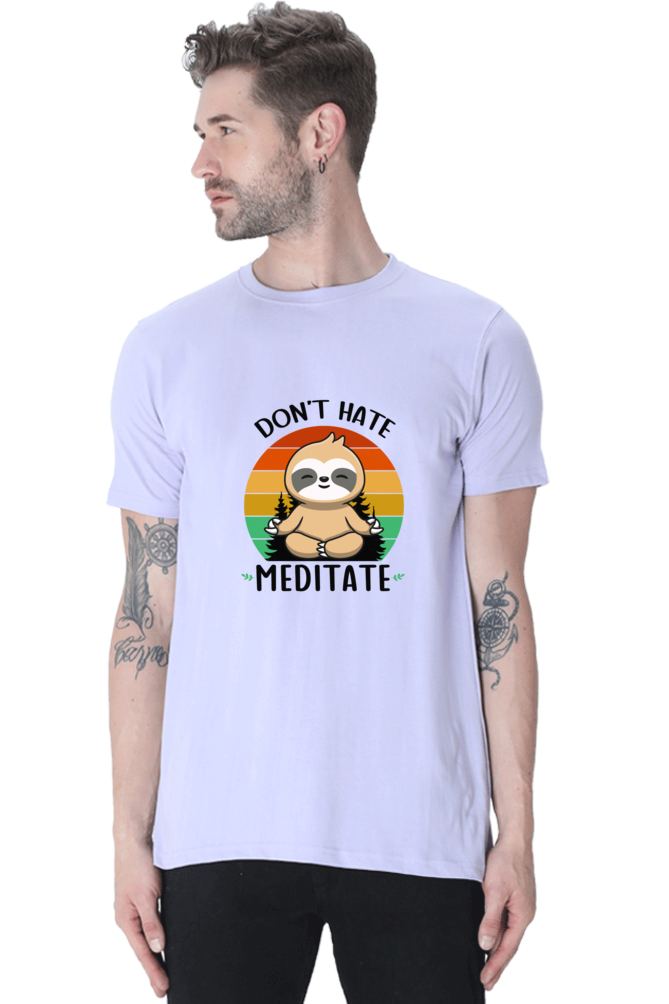Don't Hate Meditate - Regular Classic Unisex T-shirt