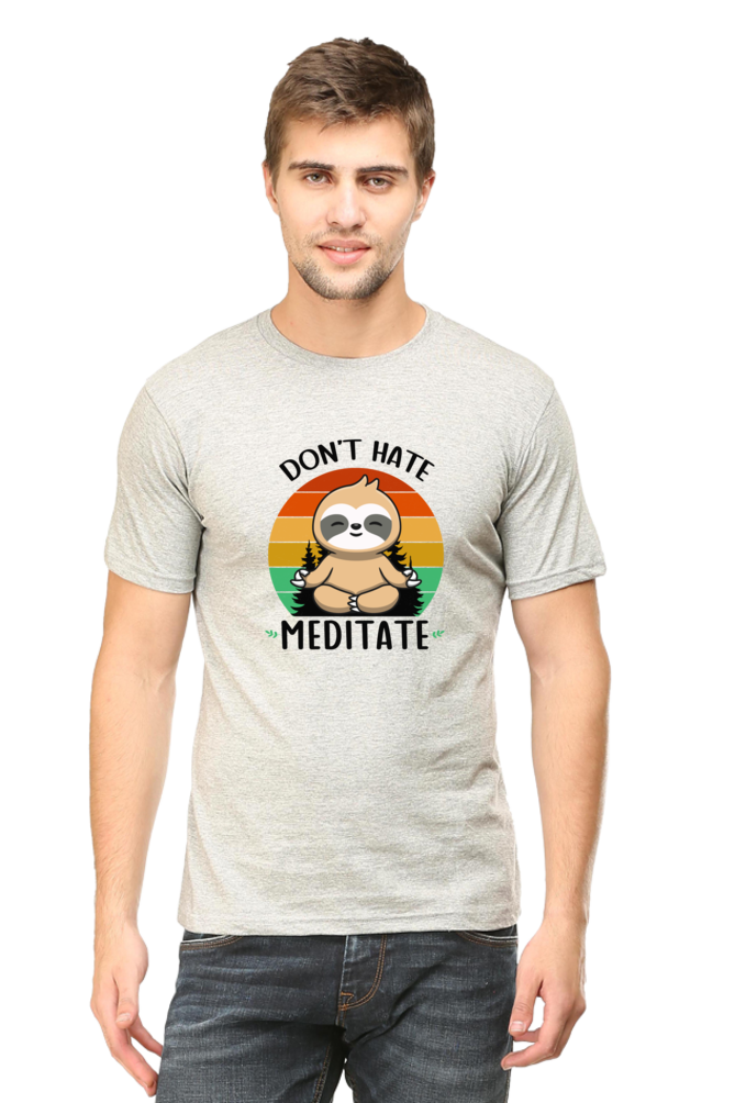 Don't Hate Meditate - Regular Classic Unisex T-shirt