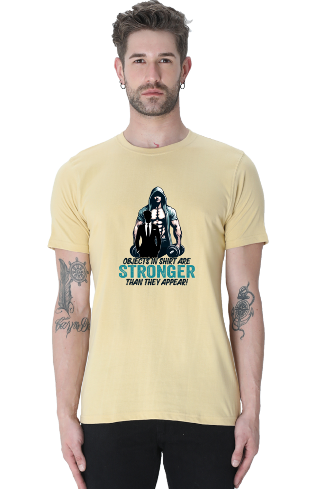 Objects in Shirt are Stronger Than They Appear - Regular Classic T-Shirt