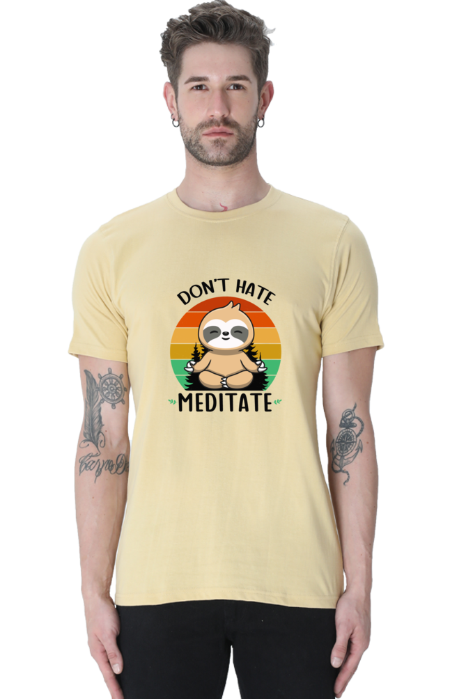 Don't Hate Meditate - Regular Classic Unisex T-shirt