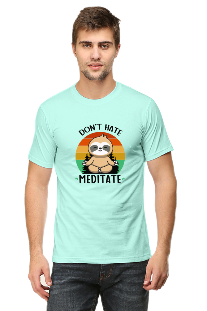 Don't Hate Meditate - Regular Classic Unisex T-shirt