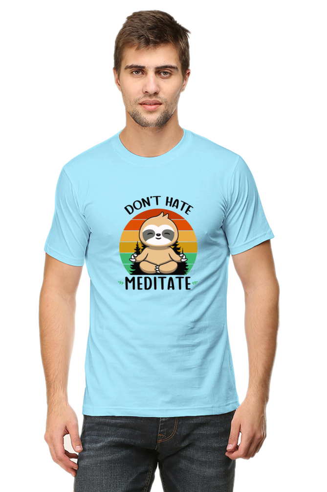 Don't Hate Meditate - Regular Classic Unisex T-shirt