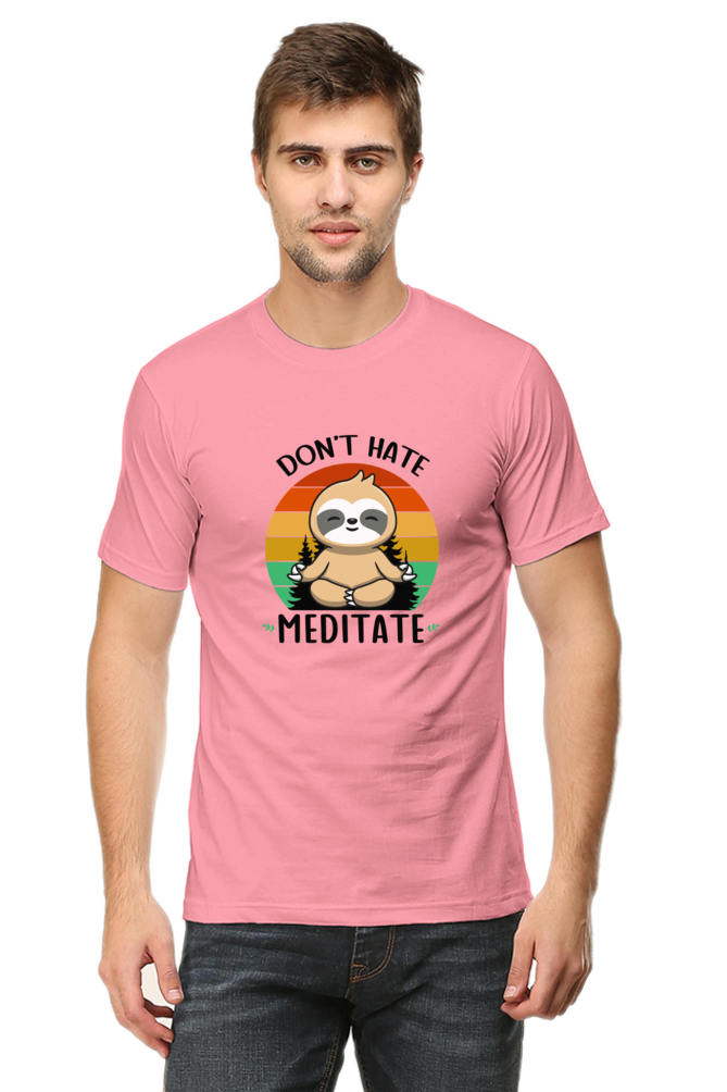 Don't Hate Meditate - Regular Classic Unisex T-shirt