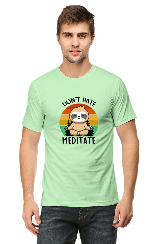 Don't Hate Meditate - Regular Classic Unisex T-shirt