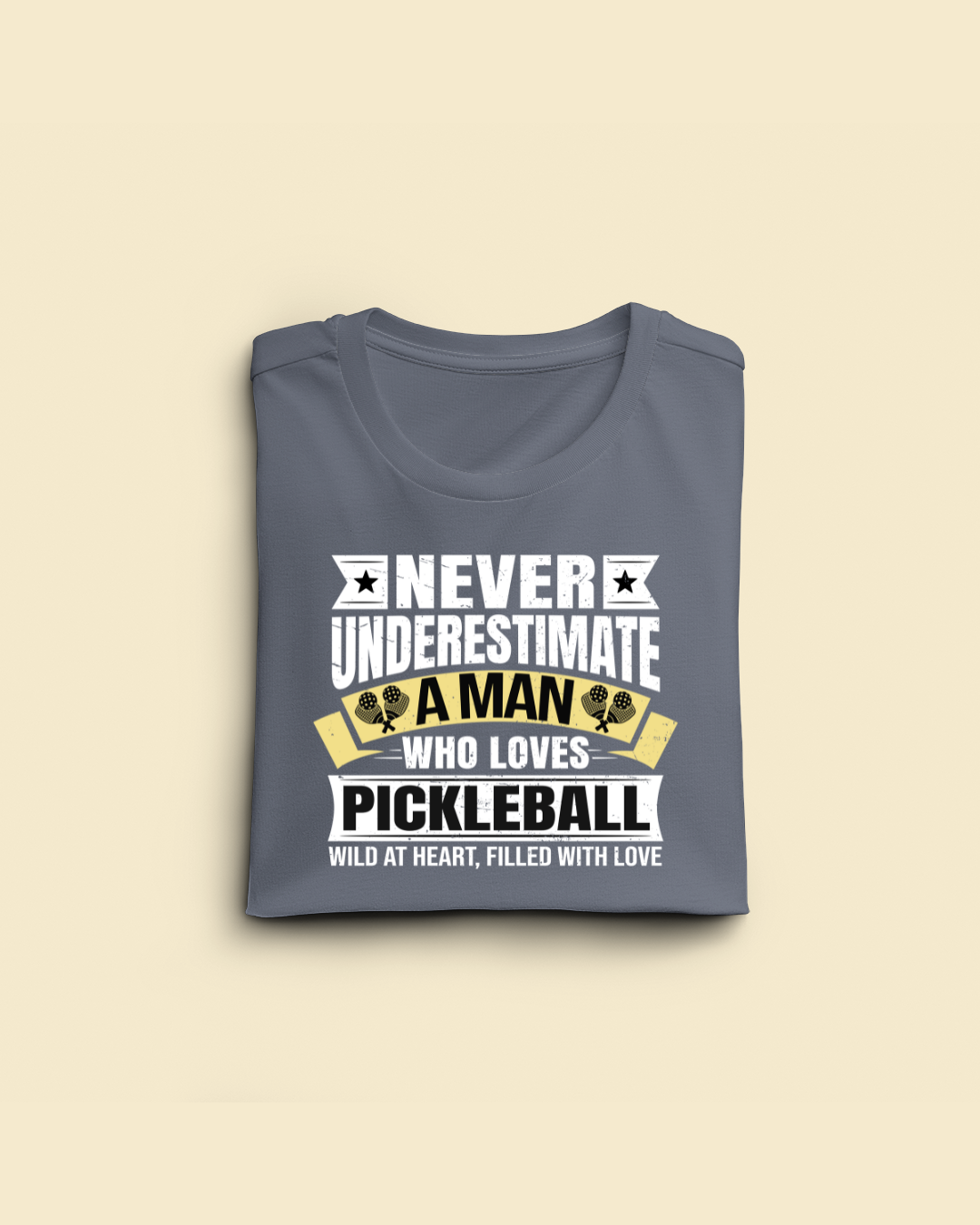 Never Underestimate a Man who Loves Pickle Ball Limited Edition Regular T-shirt