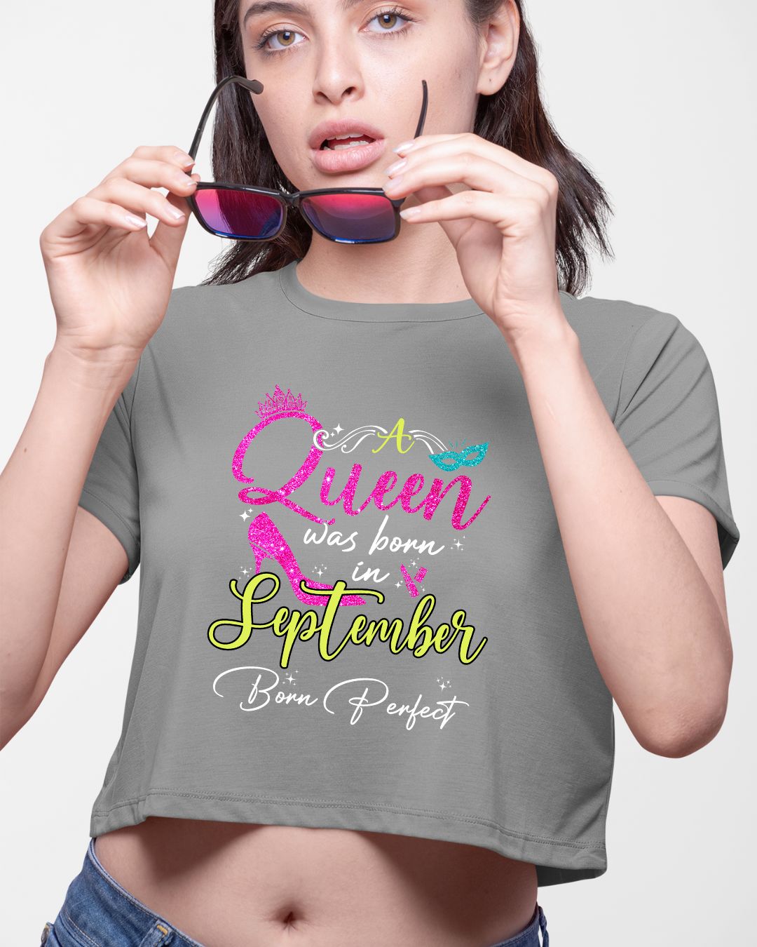 A Queen was born in September Limited Edition Premium Crop Top
