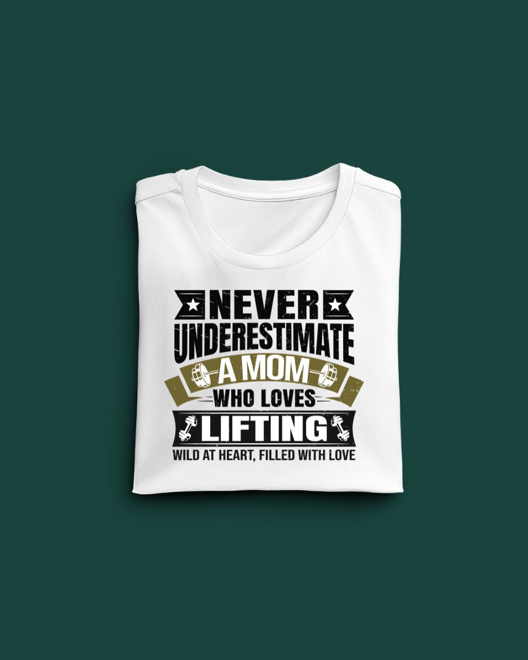 Never Underestimate a MOM who Loves Lifting Limited Edition Regular T-shirt