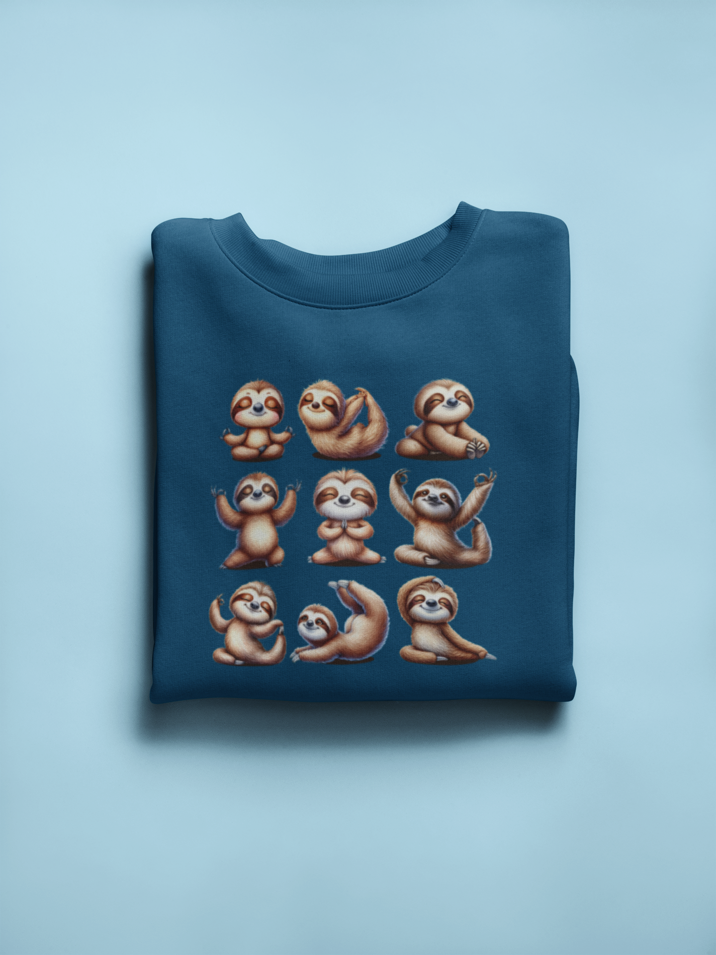 Sloth doing YOGA Positions Regular Classic Unisex T-shirt (Limited Edition)