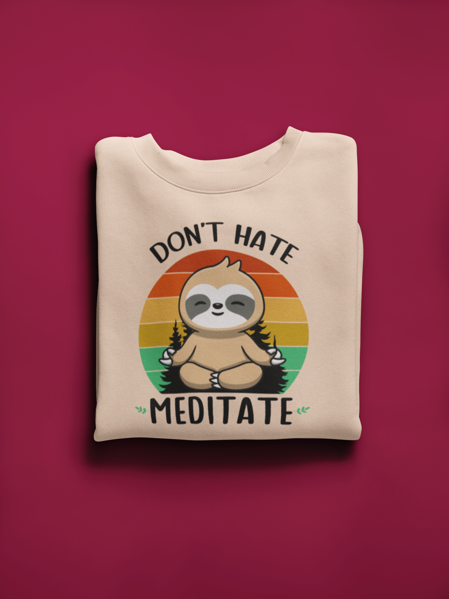 Don't Hate Meditate - Regular Classic Unisex T-shirt