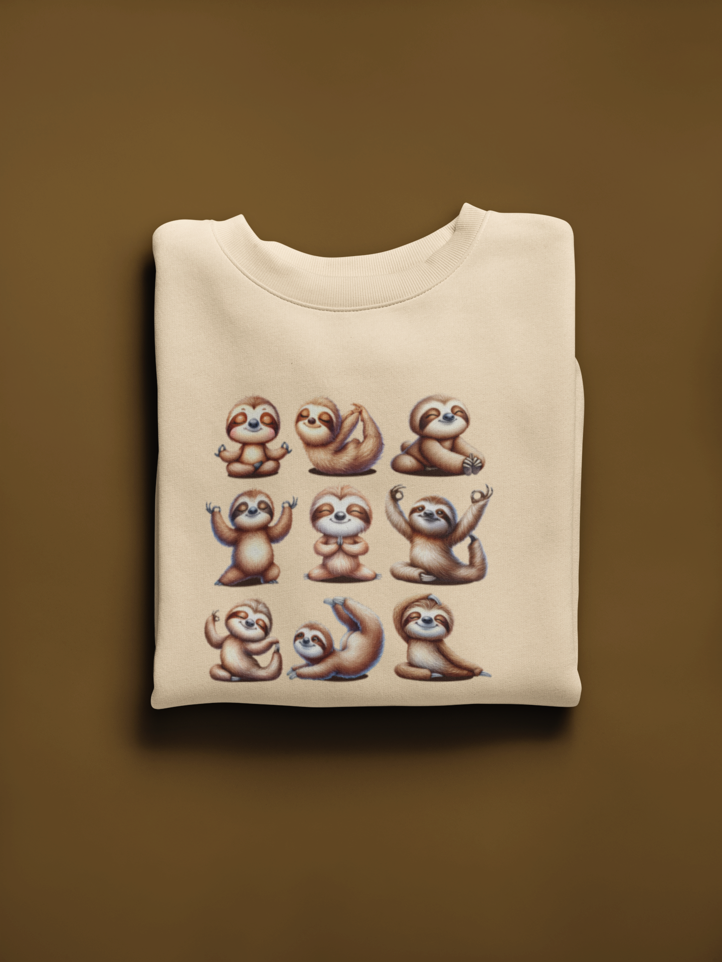 Sloth doing YOGA Positions Regular Classic Unisex T-shirt (Limited Edition)