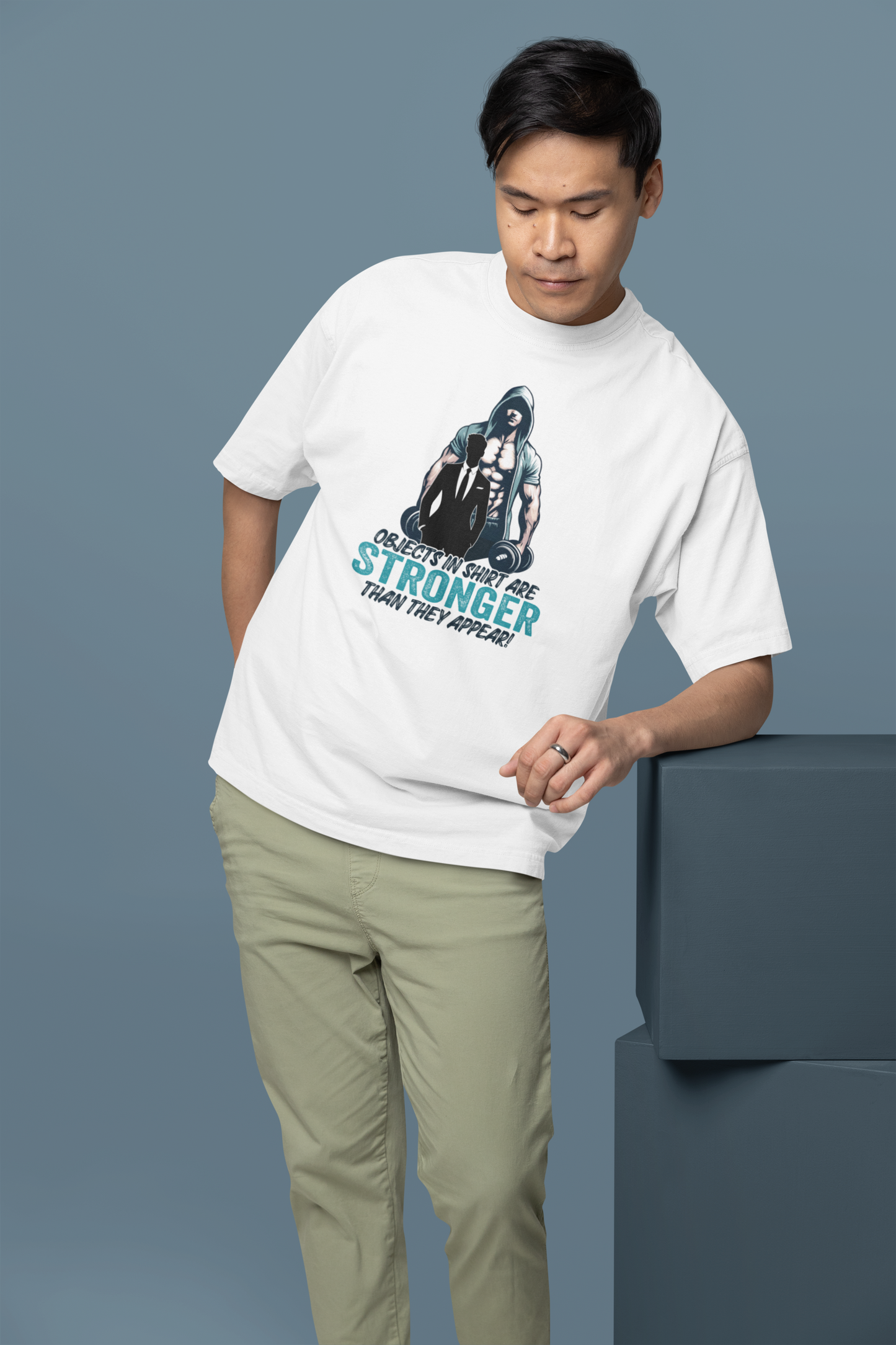 Objects in Shirt are Stronger Than They Appear - Regular Classic T-Shirt