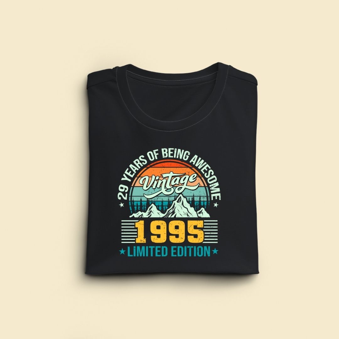 Vintage 1995 Limited Edition Regular Classic Premium T-shirt