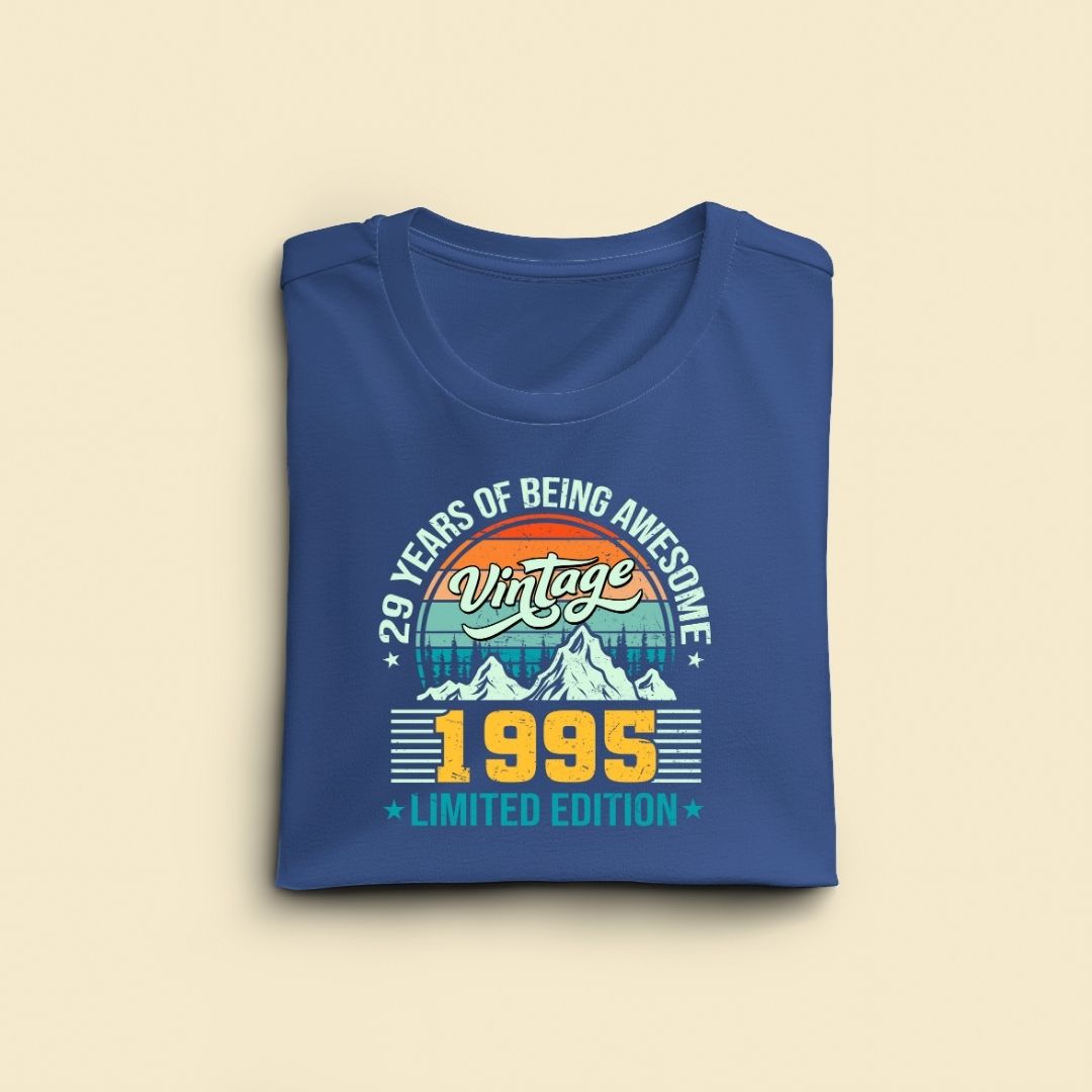 Vintage 1995 Limited Edition Regular Classic Premium T-shirt