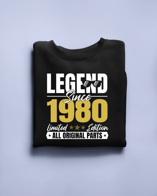 Legend Since 1980 Limited Edition Regular Classic Unisex T-shirt