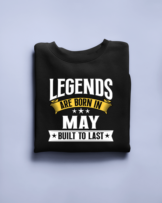 Legend are Born in May Regular Classic Unisex T-shirt