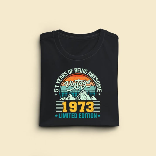 Vintage 1973 Limited Edition Regular Classic Premium T-shirt