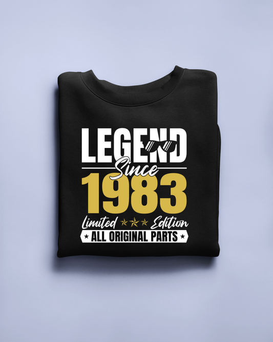 Legend Since 1983 Limited Edition Regular Classic Unisex T-shirt