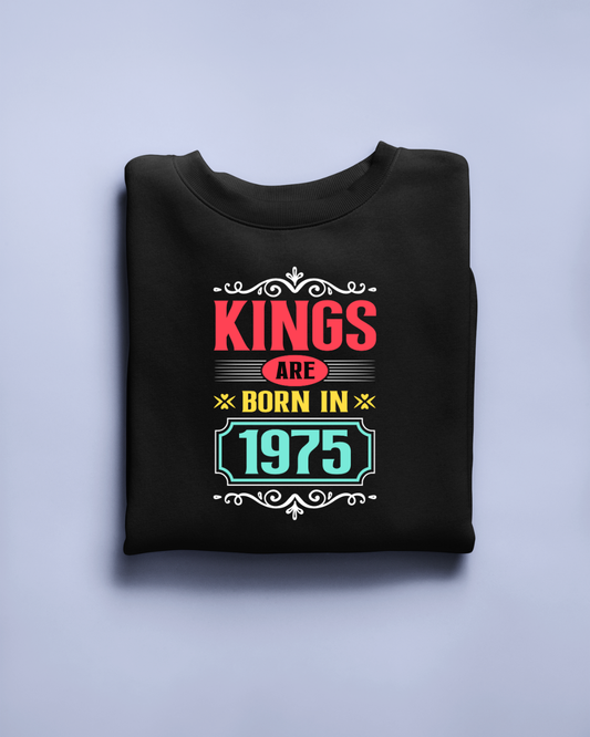 Kings are Born in 1975 Regular Classic T-shirt