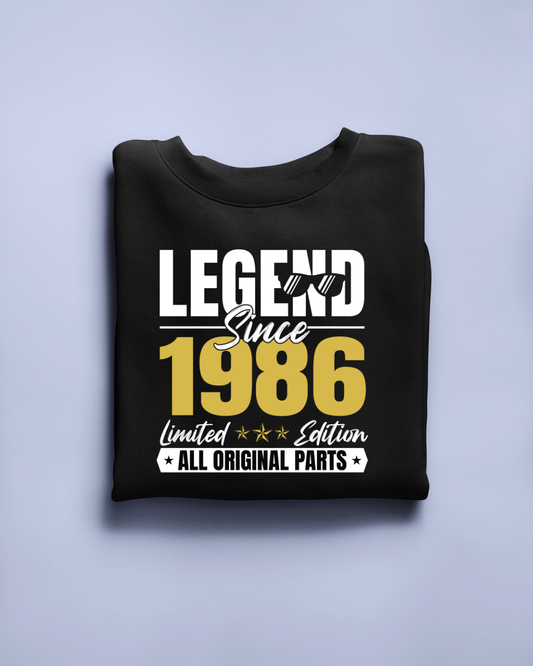 Legend Since 1986 Limited Edition Regular Classic Unisex T-shirt