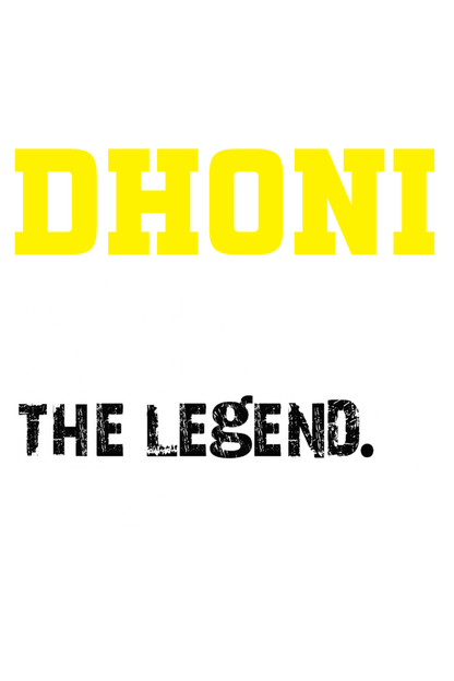 Iconic Dhoni: The Legend Tee