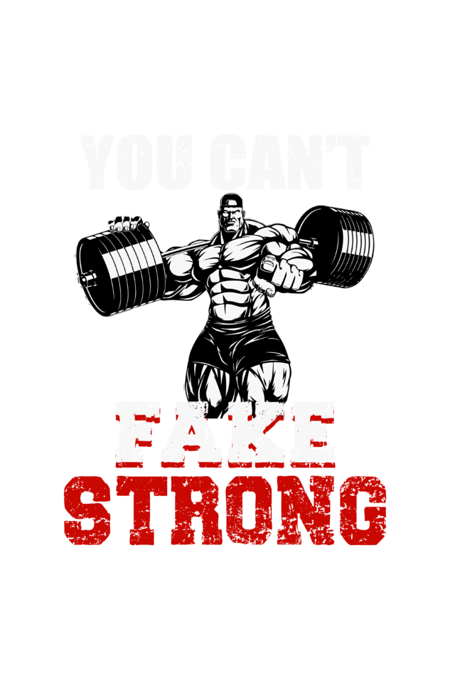 YOU CANT FAKE STRONG