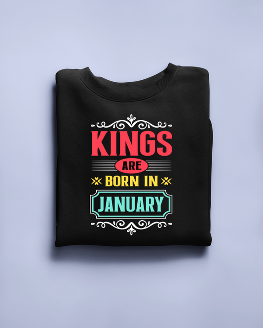 Kings are born in January Limited Edition T-shirt