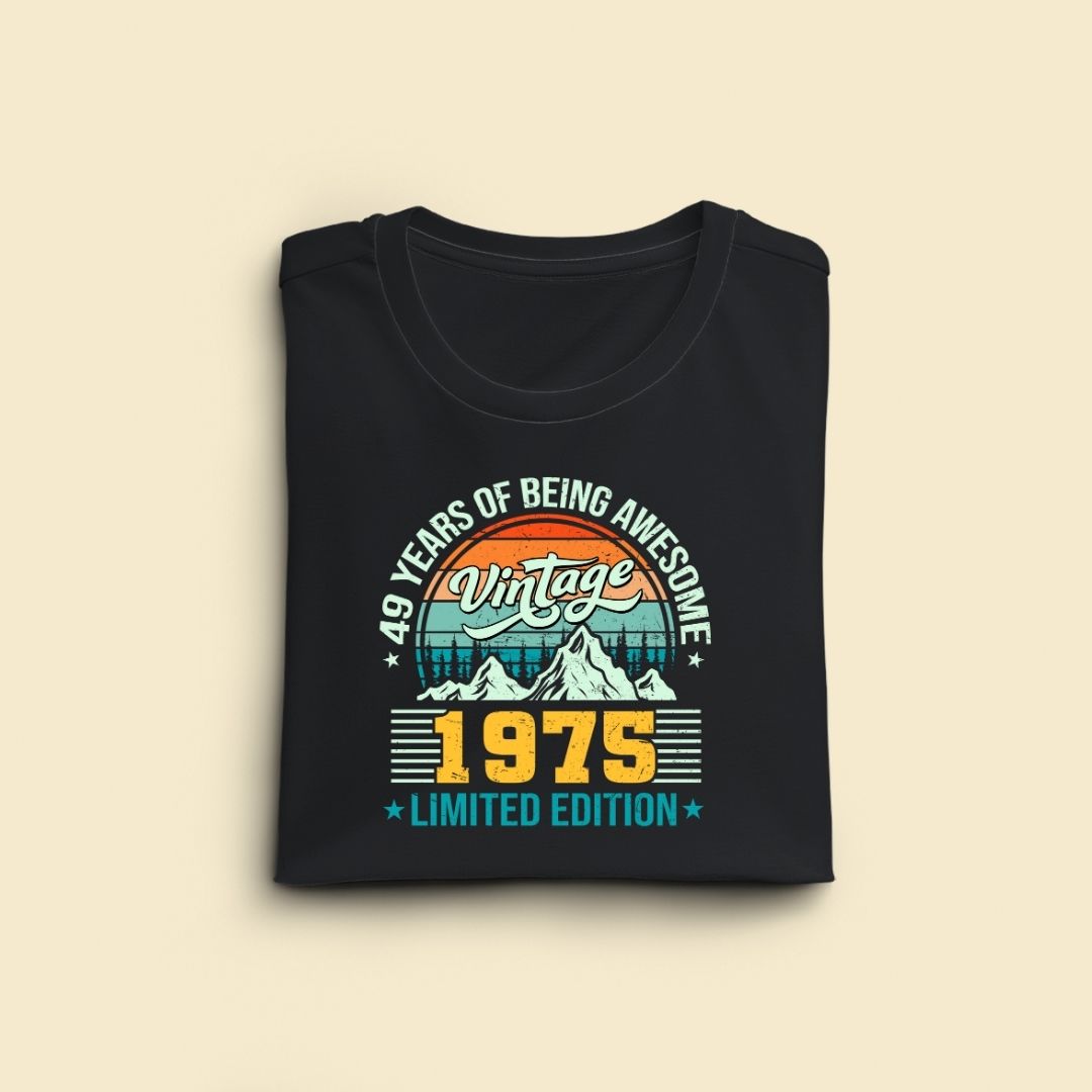 Vintage 1975 Limited Edition Regular Classic Premium T-shirt