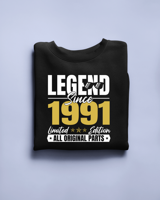 Legend Since 1991 Limited Edition Regular Classic Unisex T-shirt