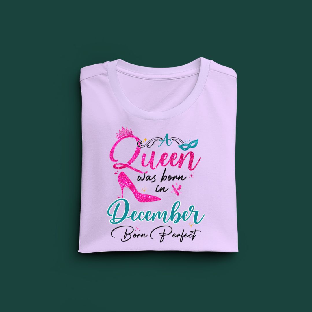 A Queen was born in December Exclusive T-shirt