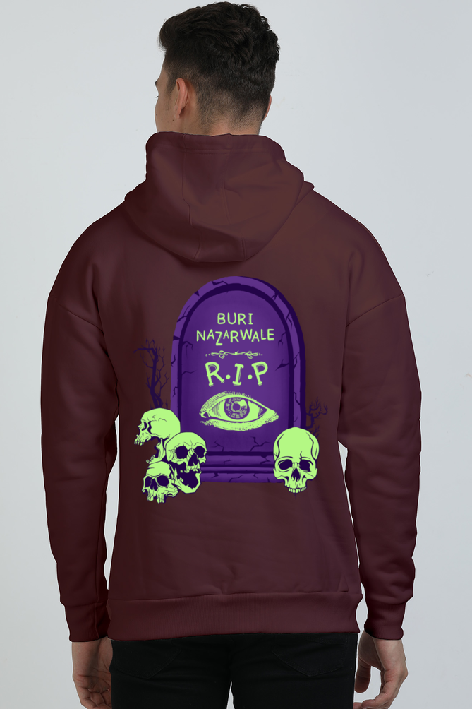 Buri Nazarwale RIP Oversized Hooded Premium Sweatshirt