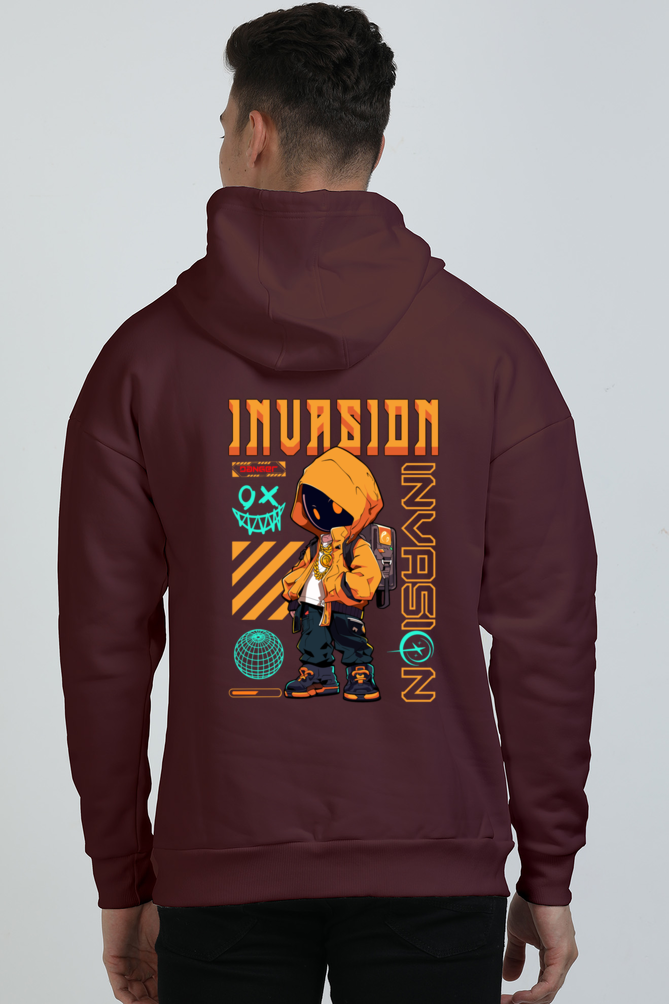 Invasion Oversized Hooded Premium Sweatshirt